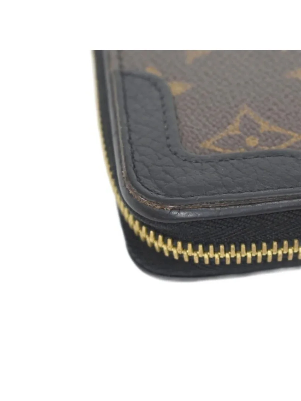 Louis Vuitton Monogram Zippy Wallet Retiro Zip Around Brown
